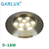 9~18w led inground light recessed led well light up light