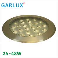 24~48w recessed led well light up light led inground light