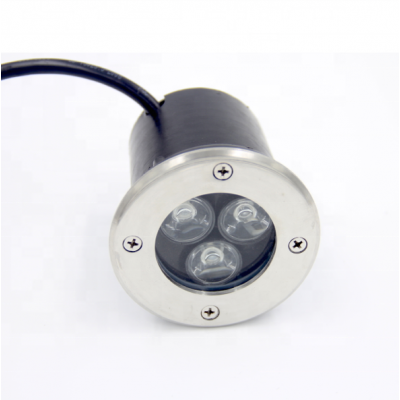 outdoor garden waterproof ip67 recessed powerful 3w  led inground light