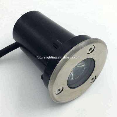 Outdoor Waterproof recessed small mini white color 1W LED buried lights / LED ground light