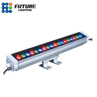 Outdoor strip light RGB color changing 600mm 18W waterproof led wall washer