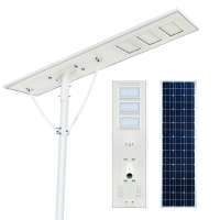 All In One Energy Saving 100W 150W 200W UFO Integrated Solar Street Garden Light