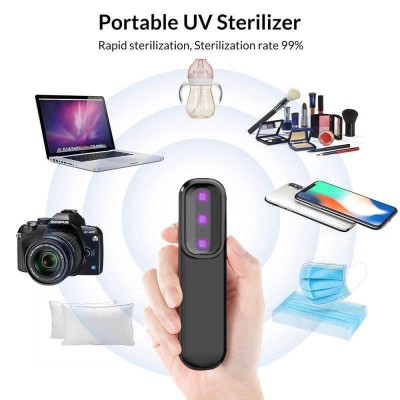 Portable disinfecting wand uvc UV light with battery